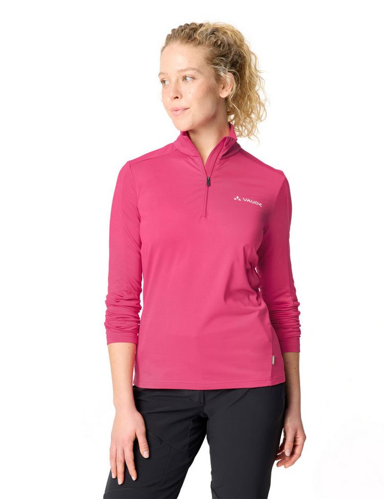 VAUDE VAUDE Women's Livigno Halfzip II Sweatshirt Damen - hibiscus pink - 2 | SportScheck