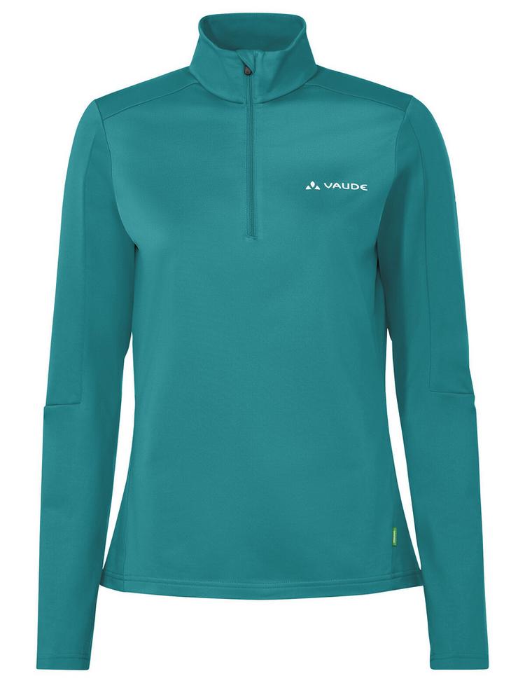 VAUDE VAUDE Women's Livigno Halfzip II Sweatshirt Damen - fjord green - 0 | SportScheck