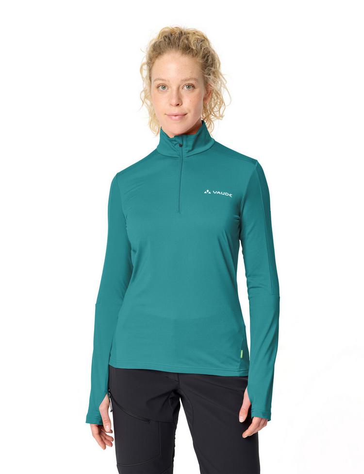 VAUDE VAUDE Women's Livigno Halfzip II Sweatshirt Damen - fjord green - 0 | SportScheck
