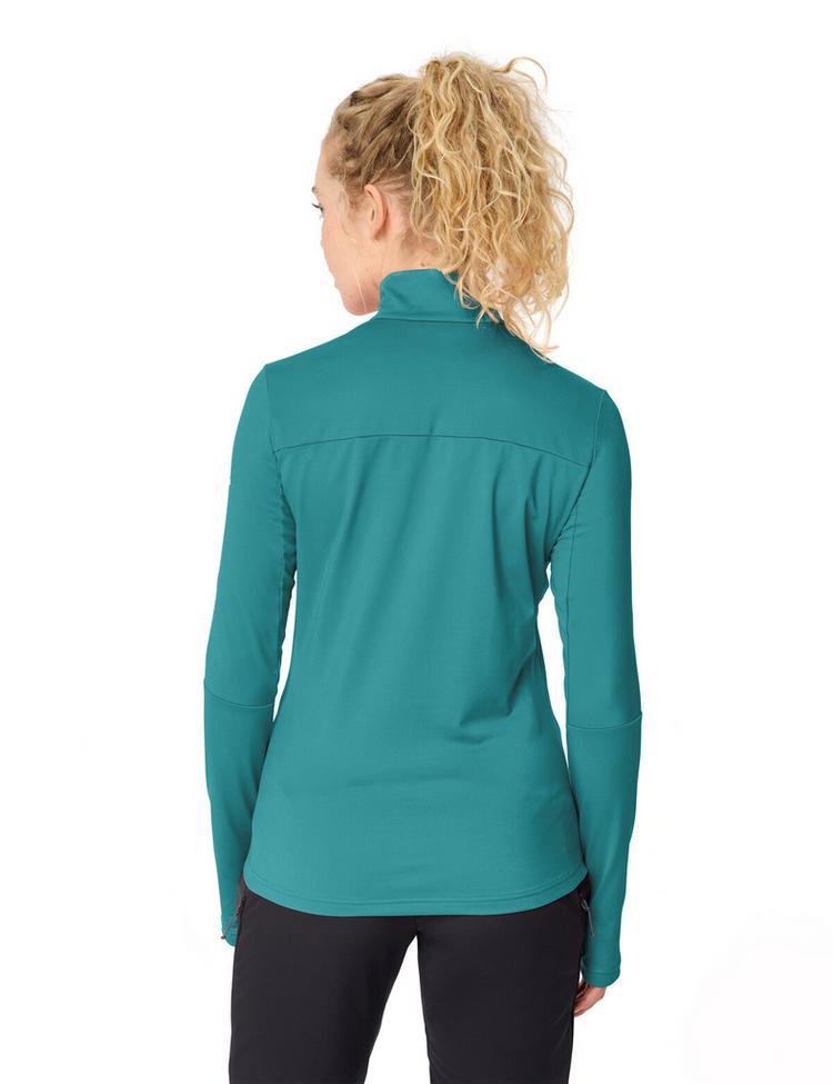 VAUDE VAUDE Women's Livigno Halfzip II Sweatshirt Damen - fjord green - 1 | SportScheck
