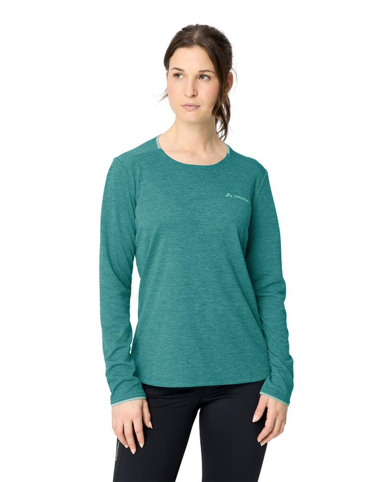 VAUDE VAUDE Women's Essential LS T-Shirt T-Shirt Damen - fjord green - 0 | SportScheck
