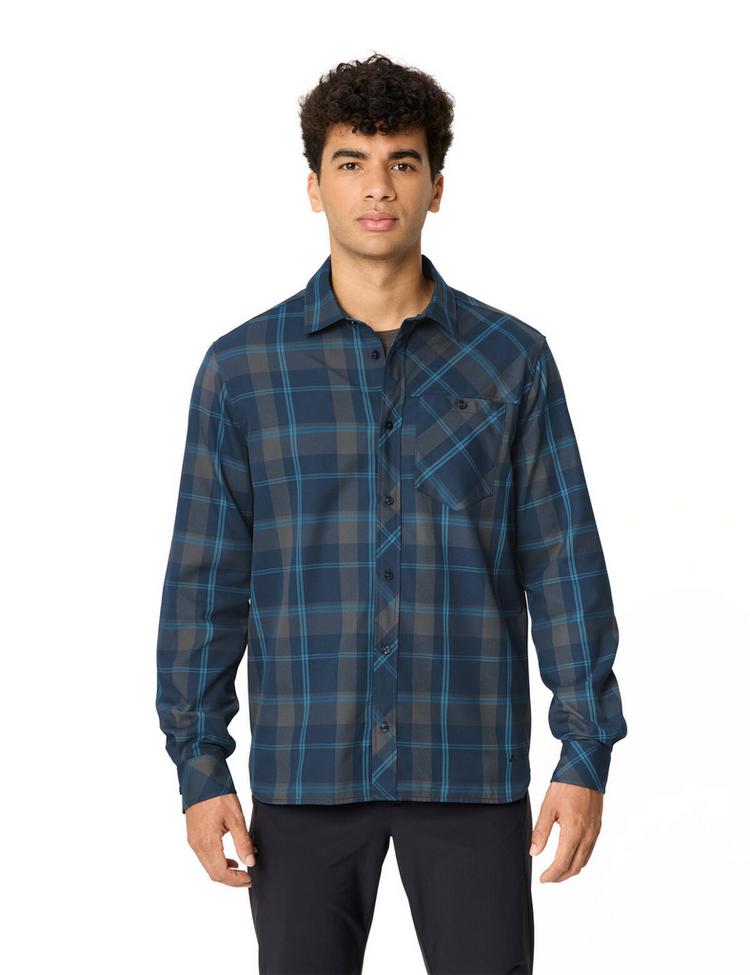 VAUDE VAUDE Men's Neshan LS Shirt IV Funktionshemd Herren - caspian blue - 0 | SportScheck