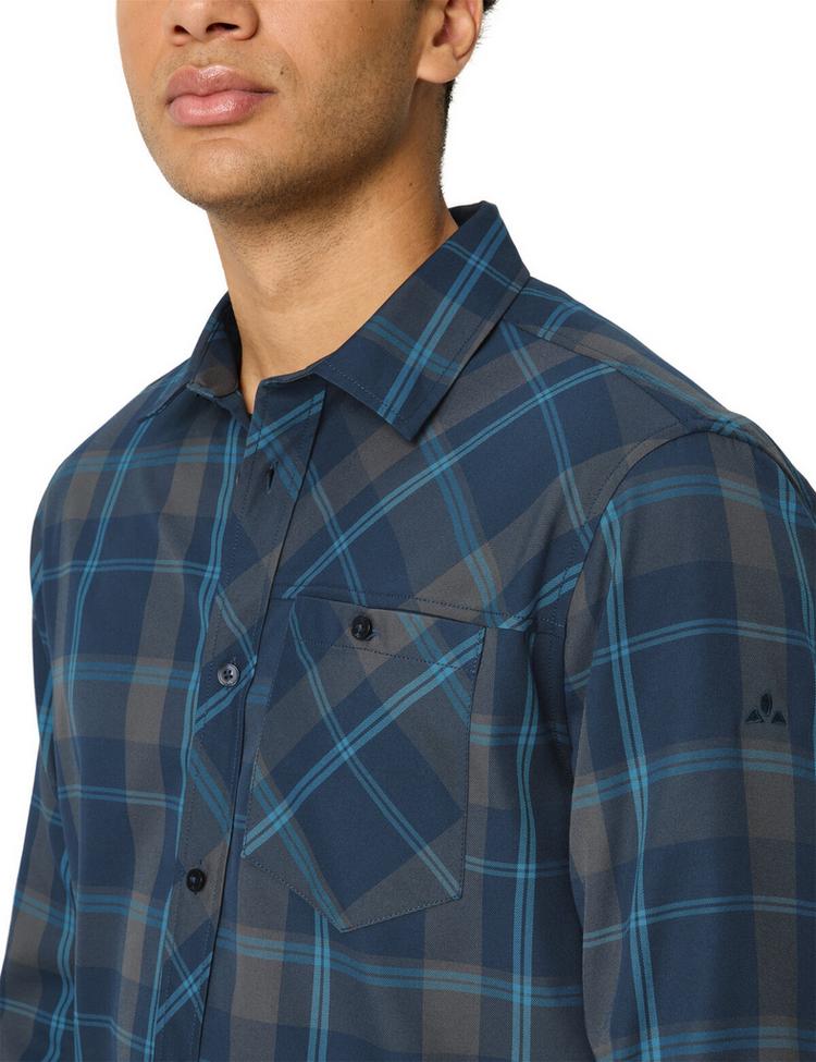 VAUDE VAUDE Men's Neshan LS Shirt IV Funktionshemd Herren - caspian blue - 1 | SportScheck