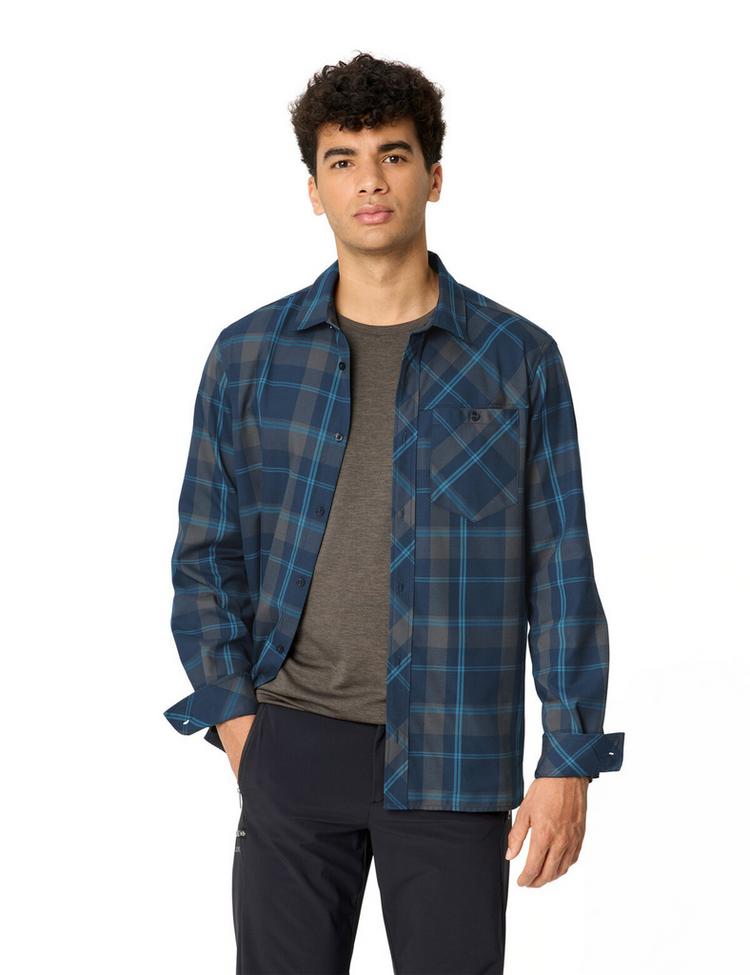VAUDE VAUDE Men's Neshan LS Shirt IV Funktionshemd Herren - caspian blue - 2 | SportScheck