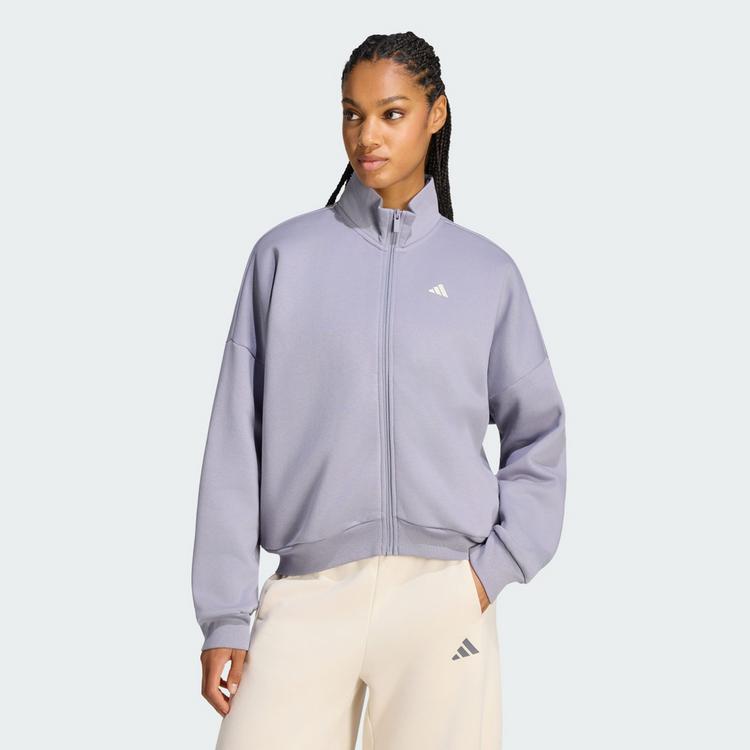 adidas adidas 3-STREIFEN STUDIO TRACK TOP Trainingsanzug Damen - Slate - 0 | SportScheck