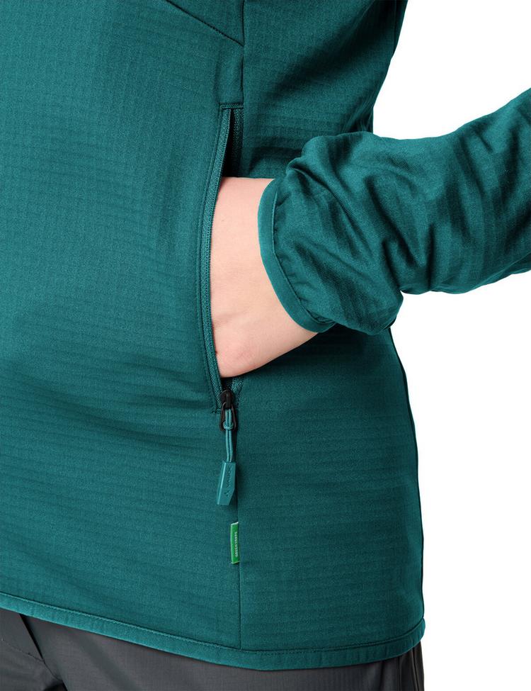 VAUDE VAUDE Women's Monviso Fleece FZ Jacket II Outdoorjacke Damen - fjord green - 0 | SportScheck