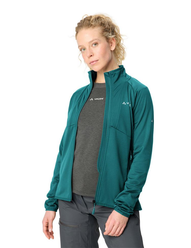 VAUDE VAUDE Women's Monviso Fleece FZ Jacket II Outdoorjacke Damen - fjord green - 2 | SportScheck