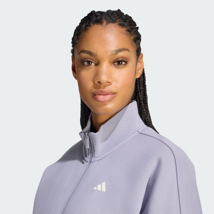 adidas adidas 3-STREIFEN STUDIO TRACK TOP Trainingsanzug Damen - Slate - 0 | SportScheck