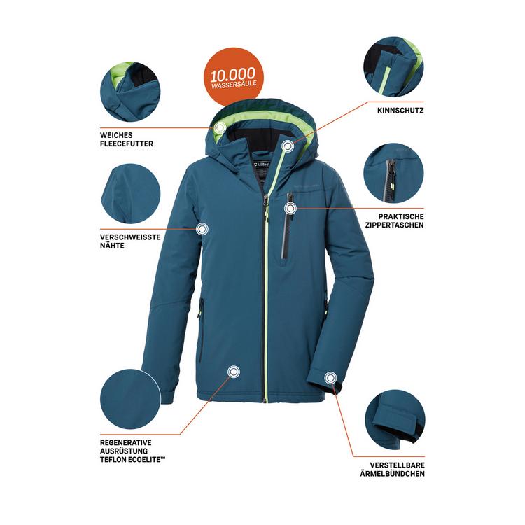 KILLTEC KILLTEC KOW 159 Softshelljacke Jungen - Blau3010 - 8 | SportScheck