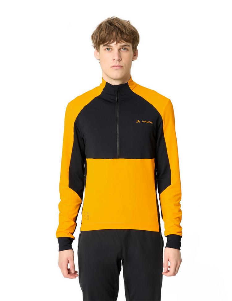 VAUDE VAUDE Men's Kuro Halfzip LS Tricot Trikot Herren - saffron - 0 | SportScheck