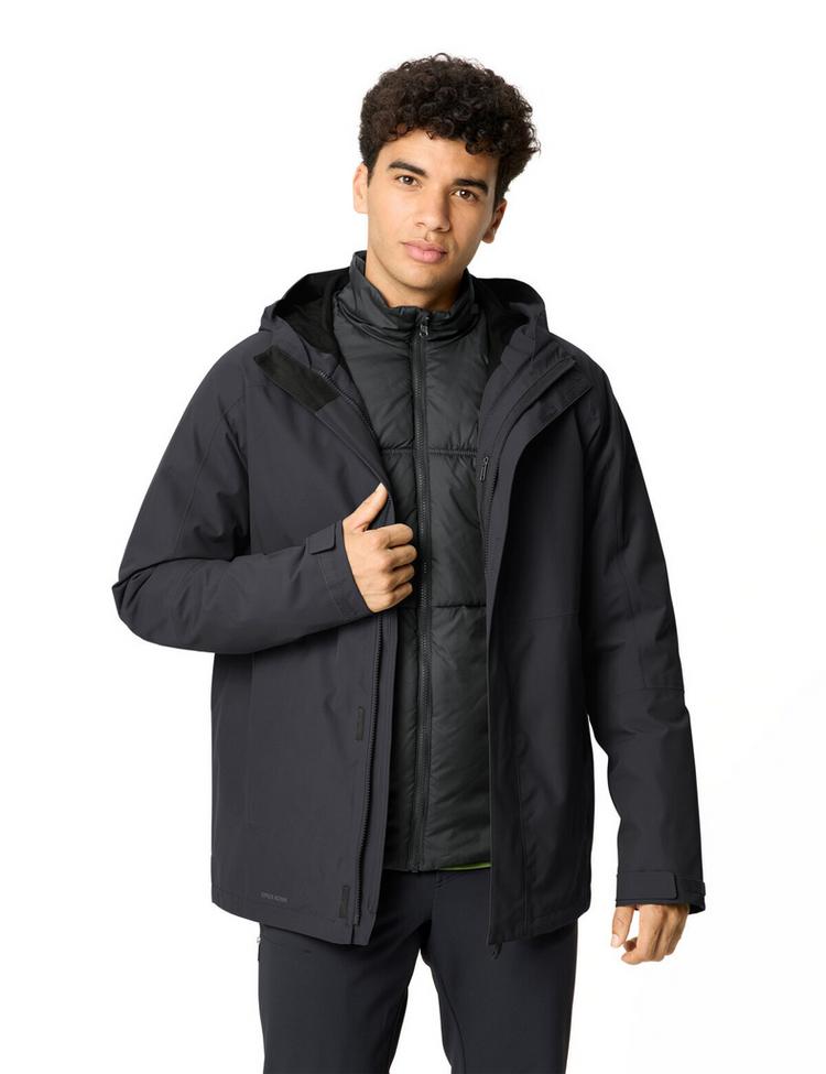 VAUDE VAUDE Men's Neyland 3in1 Jacket Doppeljacke Herren - black uni - 4 | SportScheck