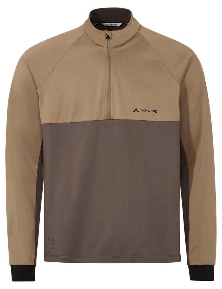 VAUDE VAUDE Men's Qimsa Halfzip LS Shirt T-Shirt Herren - oat - 0 | SportScheck