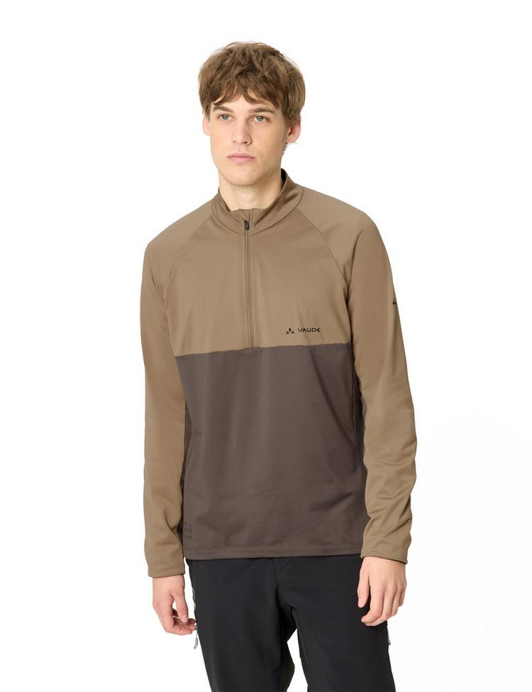 VAUDE VAUDE Men's Qimsa Halfzip LS Shirt T-Shirt Herren - oat - 0 | SportScheck