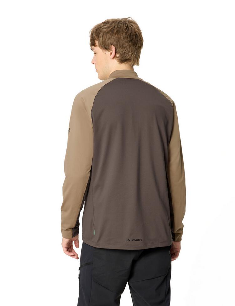 VAUDE VAUDE Men's Qimsa Halfzip LS Shirt T-Shirt Herren - oat - 1 | SportScheck