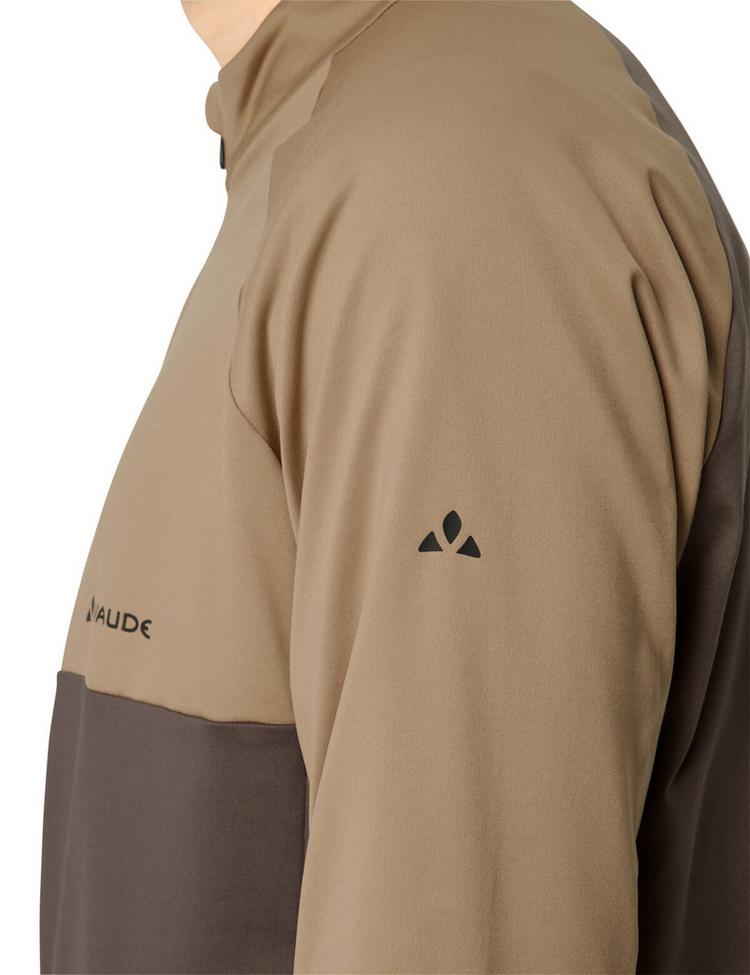 VAUDE VAUDE Men's Qimsa Halfzip LS Shirt T-Shirt Herren - oat - 0 | SportScheck