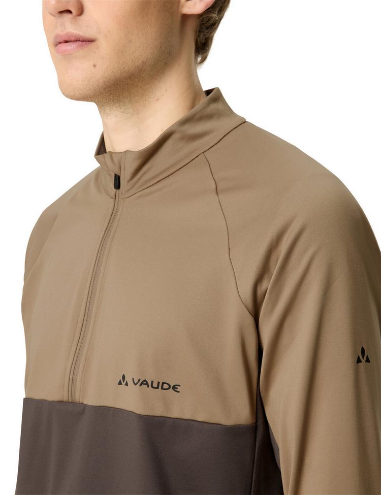 VAUDE VAUDE Men's Qimsa Halfzip LS Shirt T-Shirt Herren - oat - 1 | SportScheck