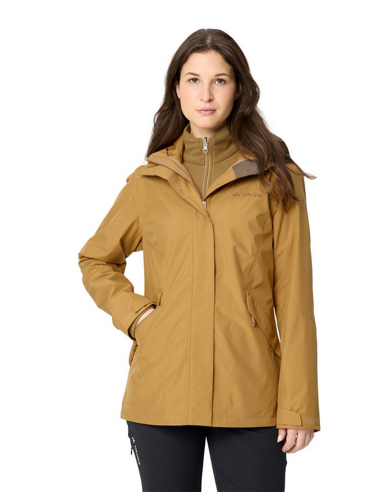 VAUDE VAUDE Women's Rosemoor 3in1 Jacket II Outdoorjacke Damen - peanut butter - 0 | SportScheck