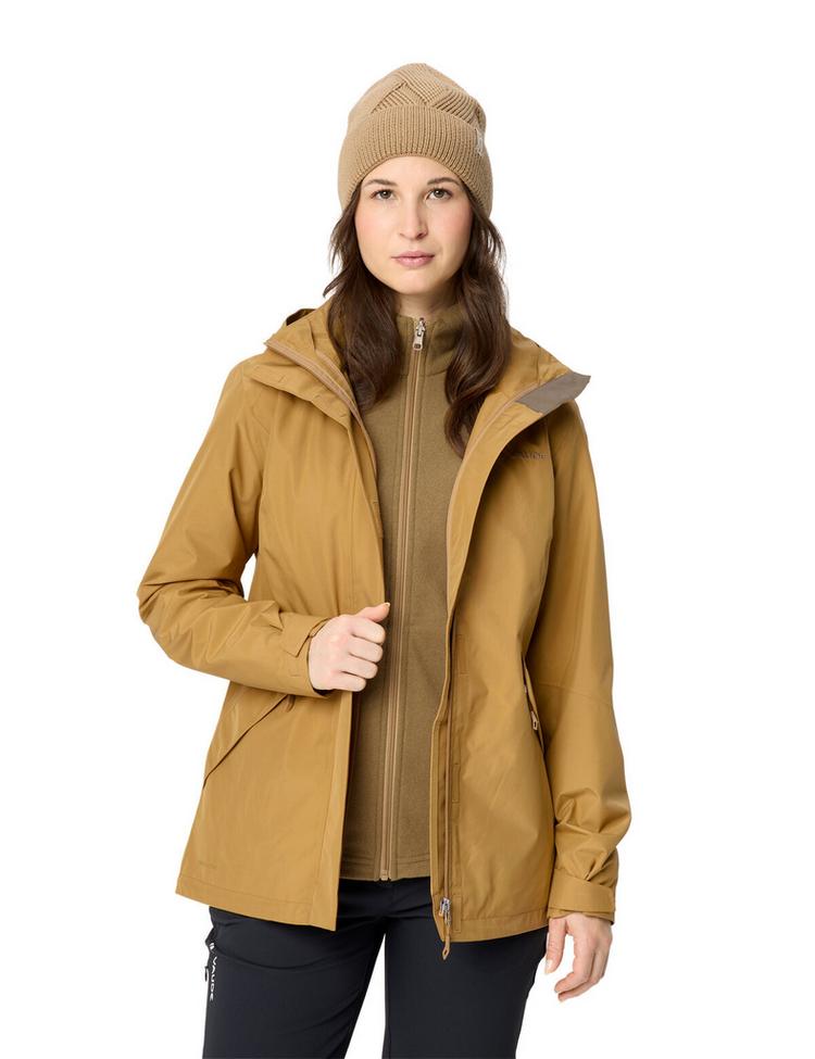 VAUDE VAUDE Women's Rosemoor 3in1 Jacket II Outdoorjacke Damen - peanut butter - 4 | SportScheck