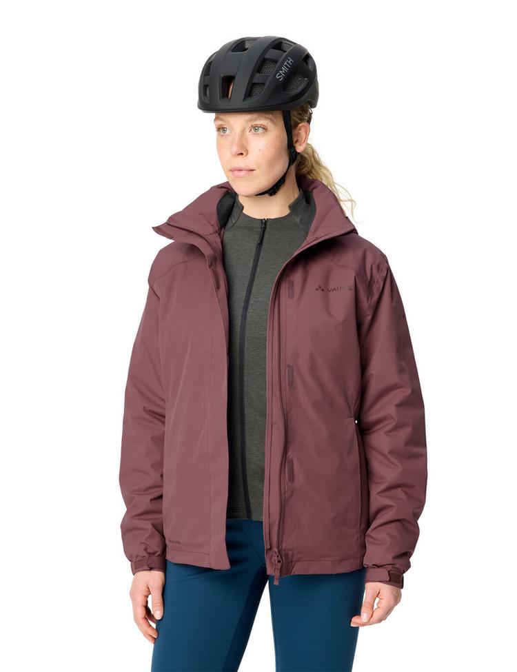 VAUDE VAUDE Women's Escape Bike Warm Jacket Fahrradjacke Damen - ruby dusk - 2 | SportScheck