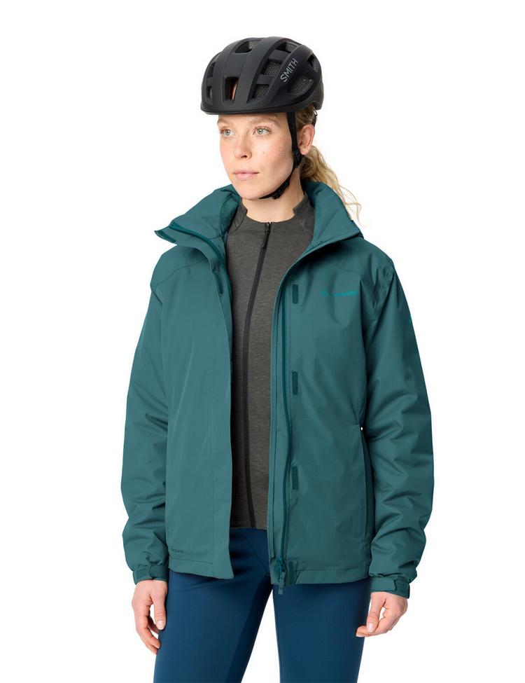 VAUDE VAUDE Women's Escape Bike Warm Jacket Fahrradjacke Damen - dark fjord green - 2 | SportScheck