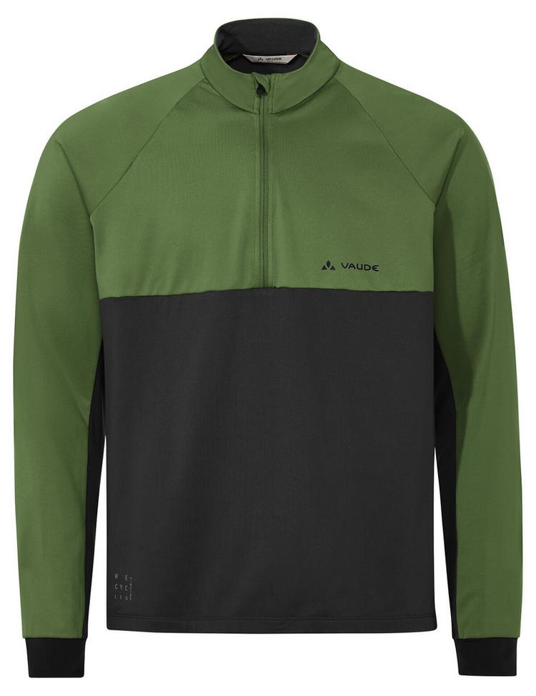 VAUDE VAUDE Men's Qimsa Halfzip LS Shirt T-Shirt Herren - thyme - 0 | SportScheck
