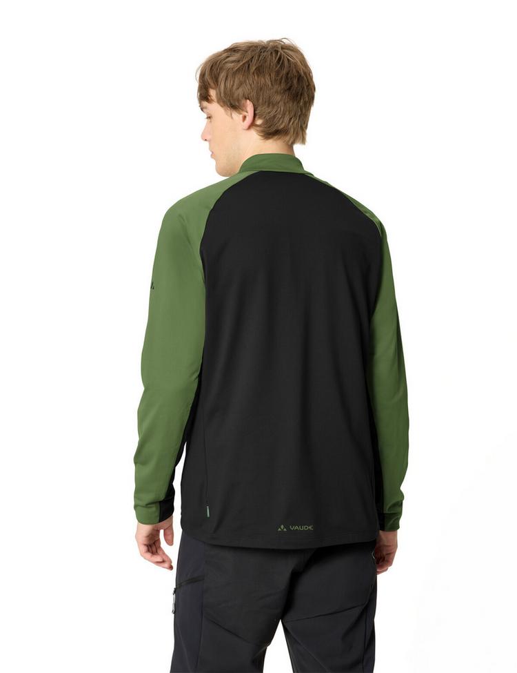 VAUDE VAUDE Men's Qimsa Halfzip LS Shirt T-Shirt Herren - thyme - 1 | SportScheck