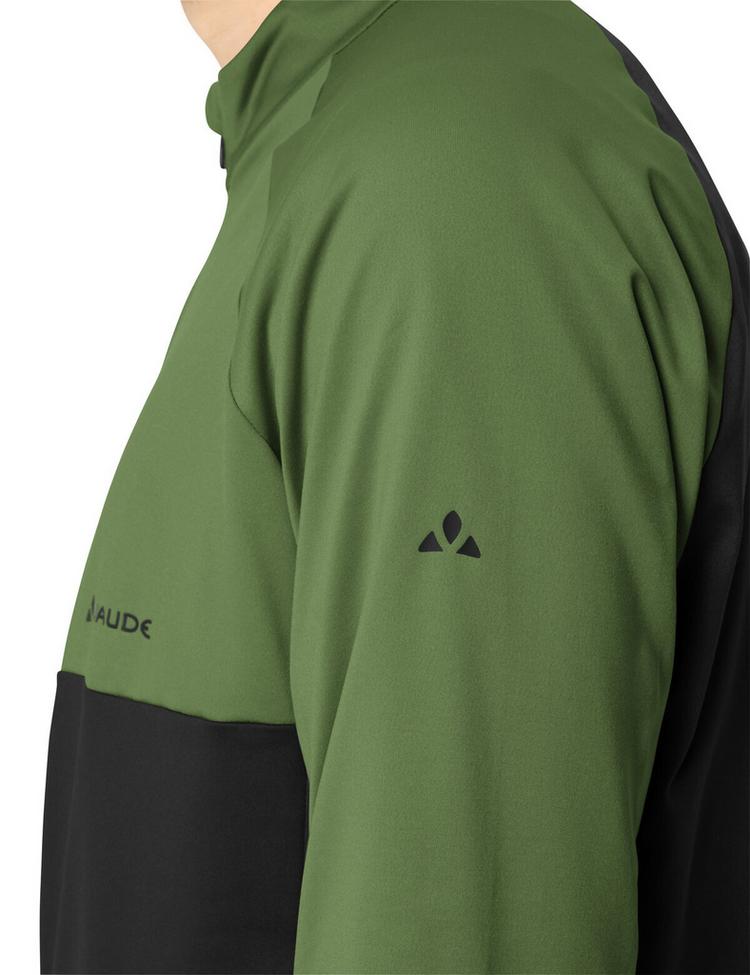 VAUDE VAUDE Men's Qimsa Halfzip LS Shirt T-Shirt Herren - thyme - 0 | SportScheck