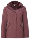 VAUDE Women's Rosemoor 3in1 Jacket II Outdoorjacke Damen - ruby dusk