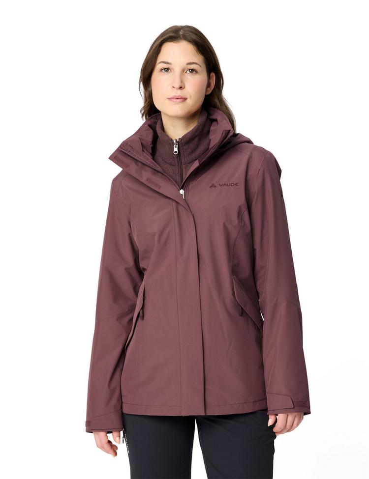 VAUDE VAUDE Women's Rosemoor 3in1 Jacket II Outdoorjacke Damen - ruby dusk - 0 | SportScheck