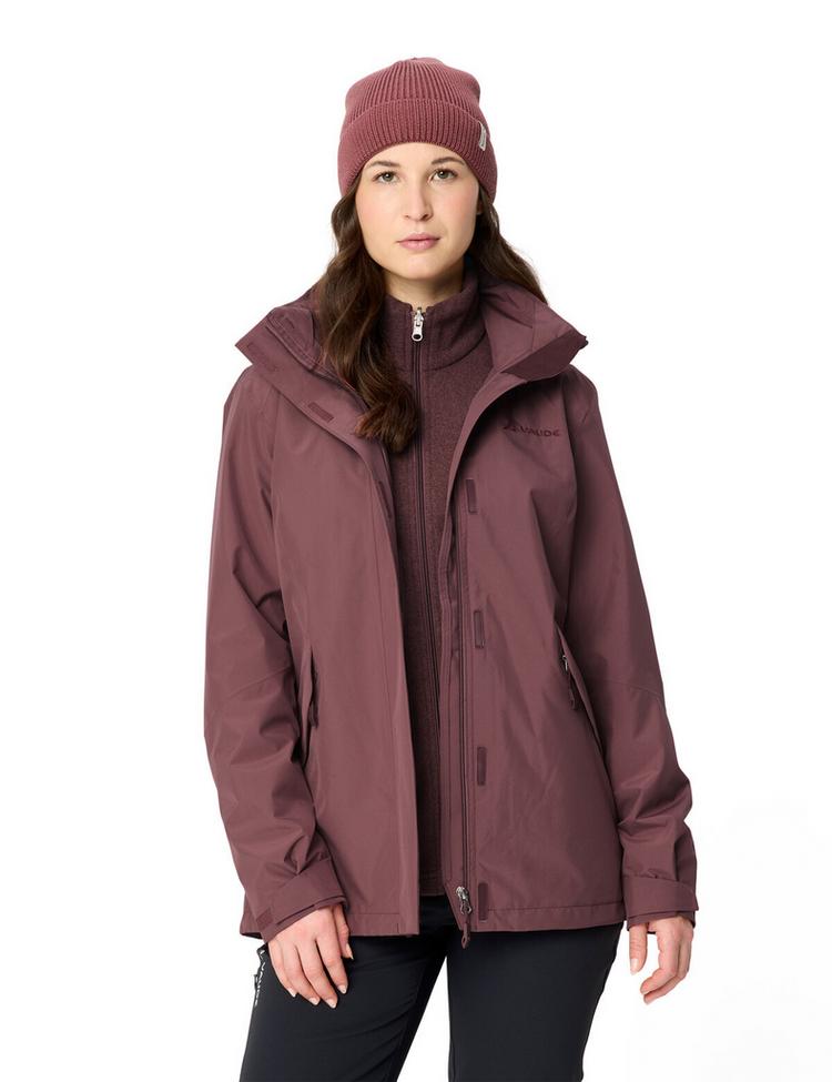 VAUDE VAUDE Women's Rosemoor 3in1 Jacket II Outdoorjacke Damen - ruby dusk - 4 | SportScheck