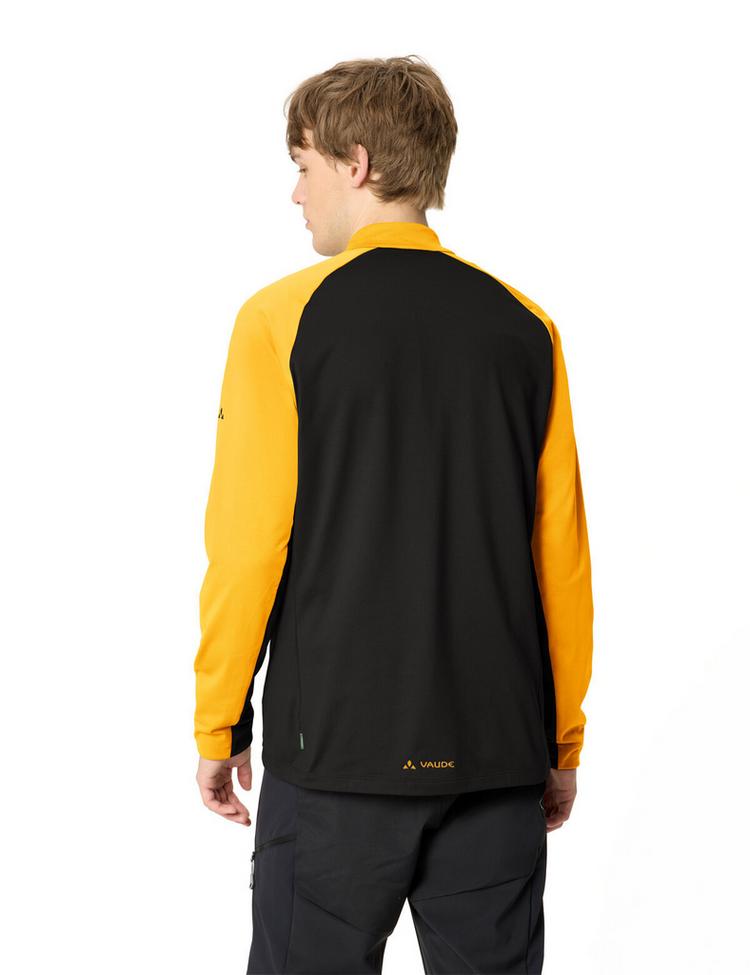 VAUDE VAUDE Men's Qimsa Halfzip LS Shirt T-Shirt Herren - saffron - 1 | SportScheck