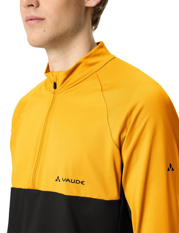 VAUDE VAUDE Men's Qimsa Halfzip LS Shirt T-Shirt Herren - saffron - 1 | SportScheck