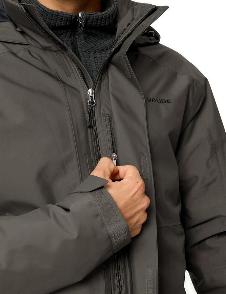 VAUDE VAUDE Men's Idris 3in1 Parka IV Doppeljacke Herren - deer brown - 0 | SportScheck