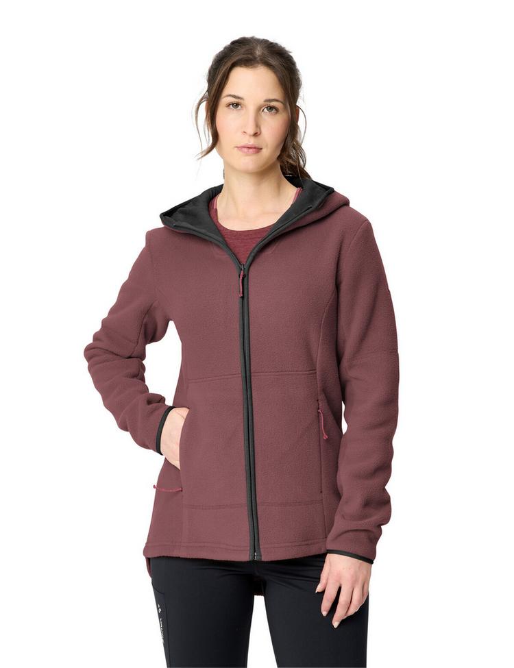 VAUDE VAUDE Women's Neyland Fleece Hoody II Outdoorjacke Damen - ruby dusk - 0 | SportScheck