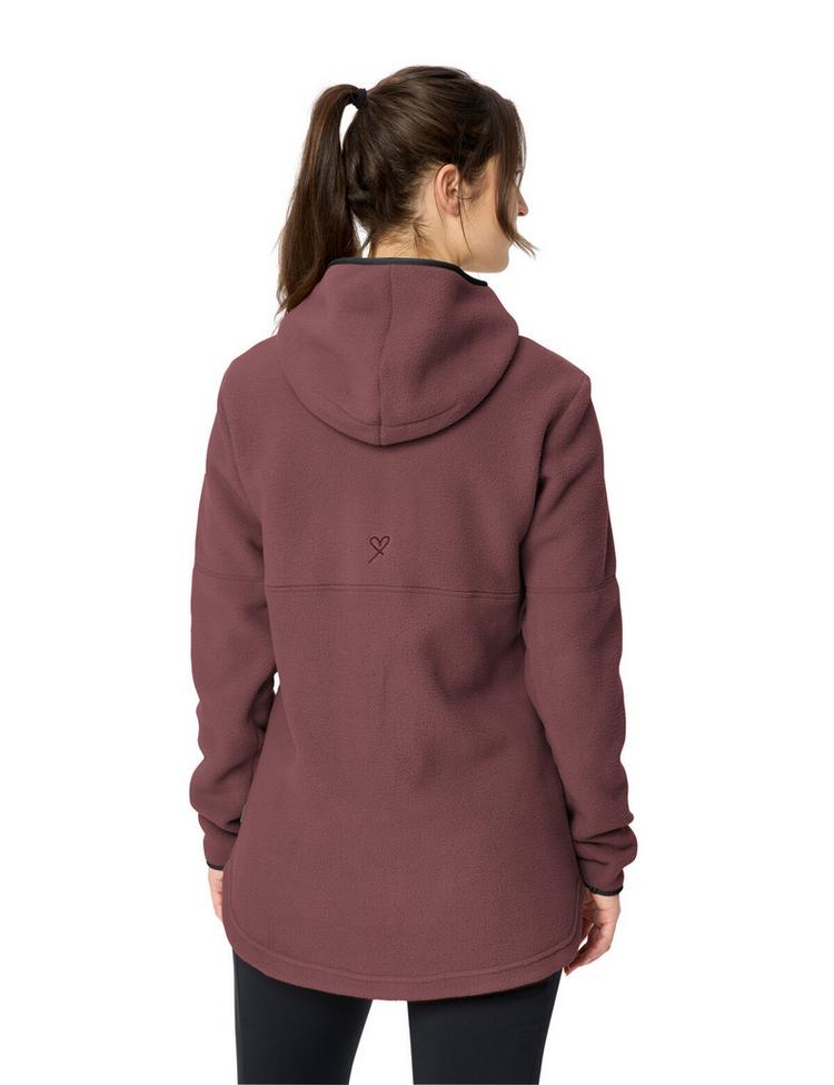 VAUDE VAUDE Women's Neyland Fleece Hoody II Outdoorjacke Damen - ruby dusk - 1 | SportScheck