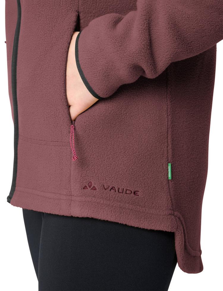 VAUDE VAUDE Women's Neyland Fleece Hoody II Outdoorjacke Damen - ruby dusk - 0 | SportScheck