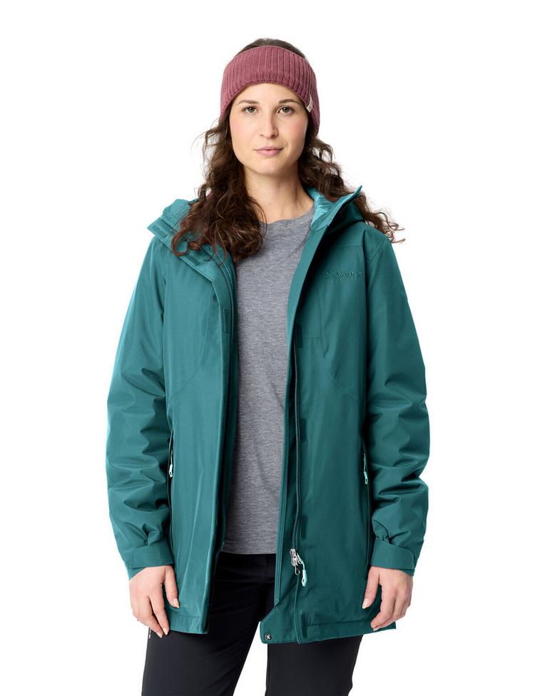 VAUDE VAUDE Women's Rosemoor Padded Parka Outdoorjacke Damen - dark fjord green - 2 | SportScheck