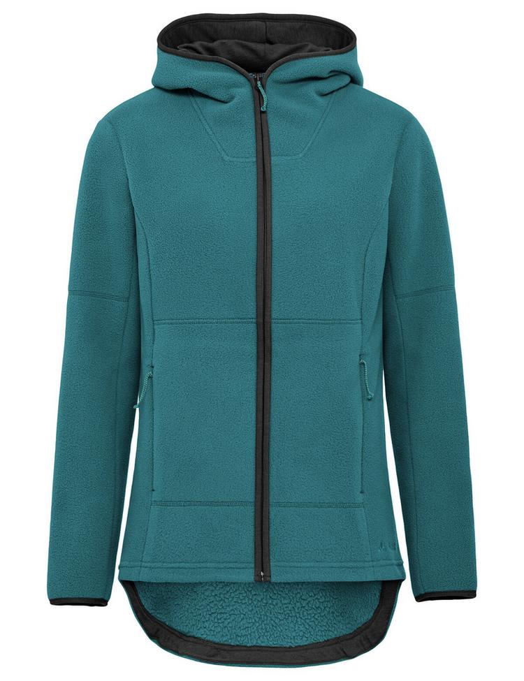 VAUDE VAUDE Women's Neyland Fleece Hoody II Outdoorjacke Damen - dark fjord green - 0 | SportScheck
