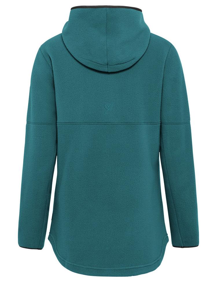 VAUDE VAUDE Women's Neyland Fleece Hoody II Outdoorjacke Damen - dark fjord green - 0 | SportScheck