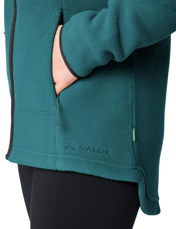 VAUDE VAUDE Women's Neyland Fleece Hoody II Outdoorjacke Damen - dark fjord green - 0 | SportScheck