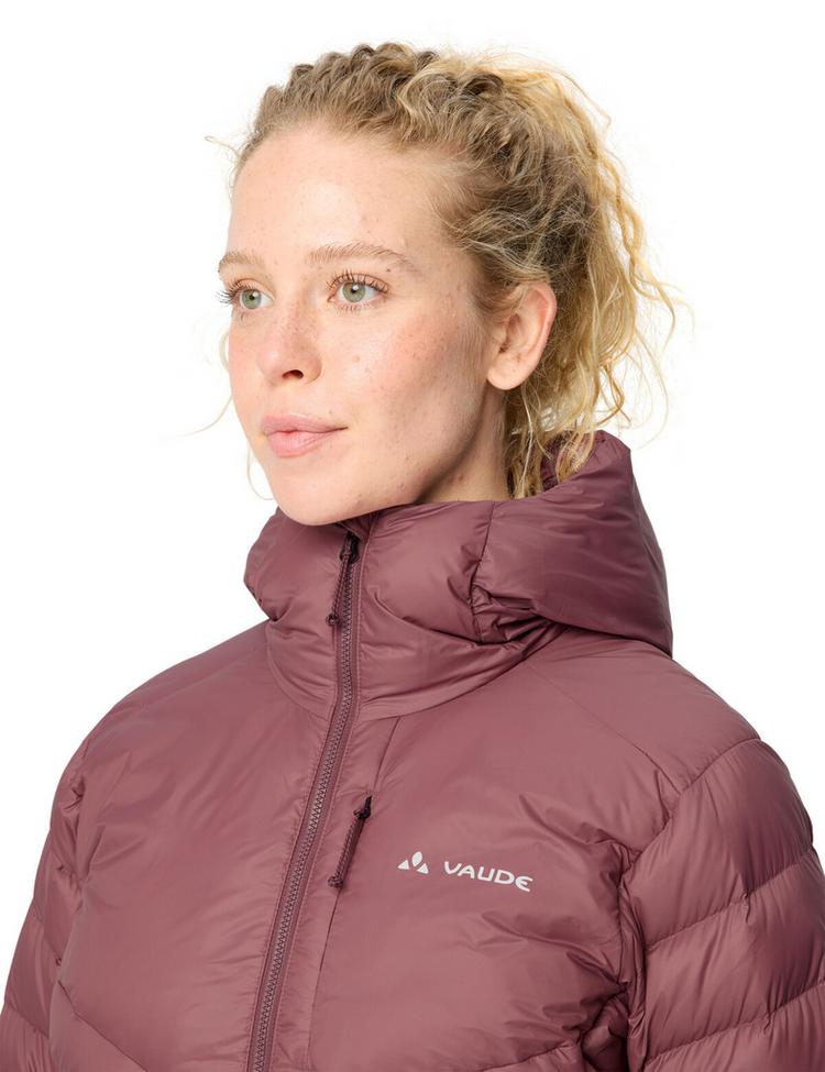 VAUDE VAUDE Women's Monviso Down Hooded Jacket Outdoorjacke Damen - ruby dusk - 1 | SportScheck