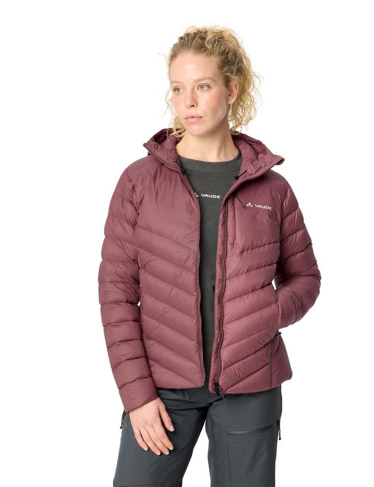 VAUDE VAUDE Women's Monviso Down Hooded Jacket Outdoorjacke Damen - ruby dusk - 2 | SportScheck
