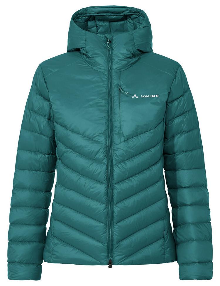 VAUDE VAUDE Women's Monviso Down Hooded Jacket Outdoorjacke Damen - dark fjord green - 0 | SportScheck