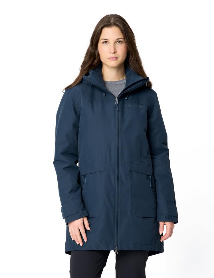VAUDE VAUDE Women's Skomer Winter Parka III Outdoorjacke Damen - dark sea - 0 | SportScheck