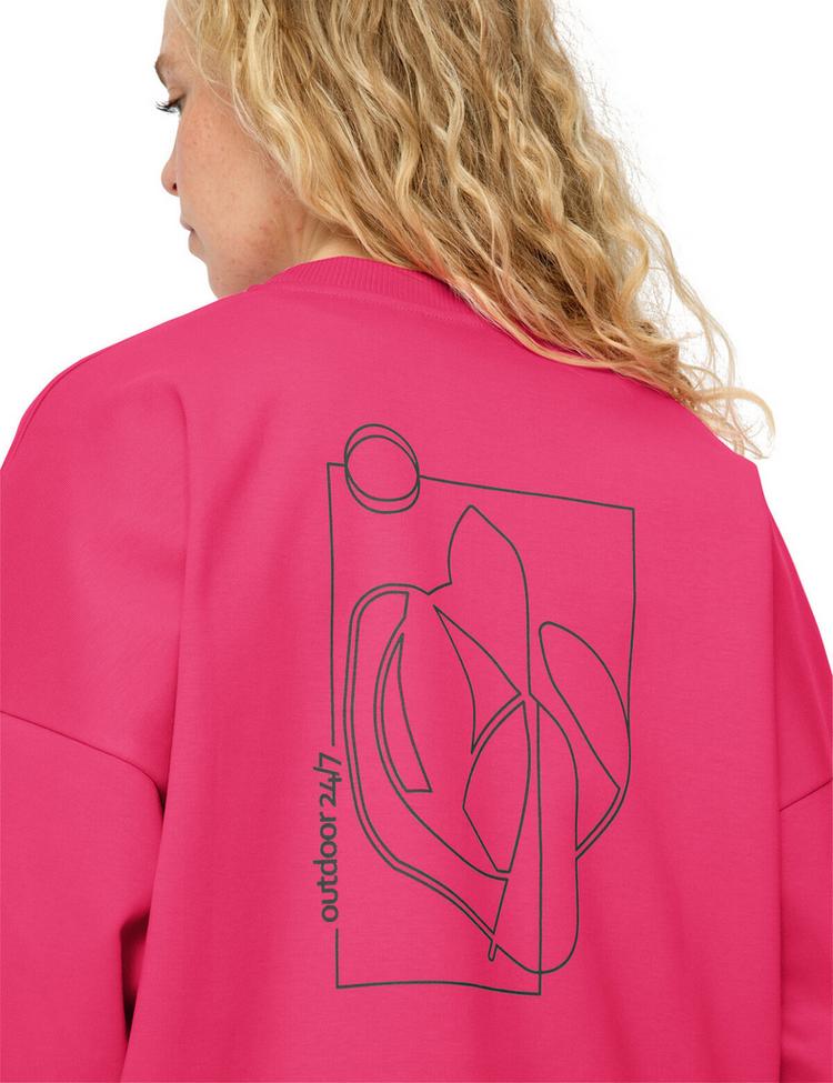 VAUDE VAUDE Women's Najun LS Shirt T-Shirt Damen - hibiscus pink - 1 | SportScheck
