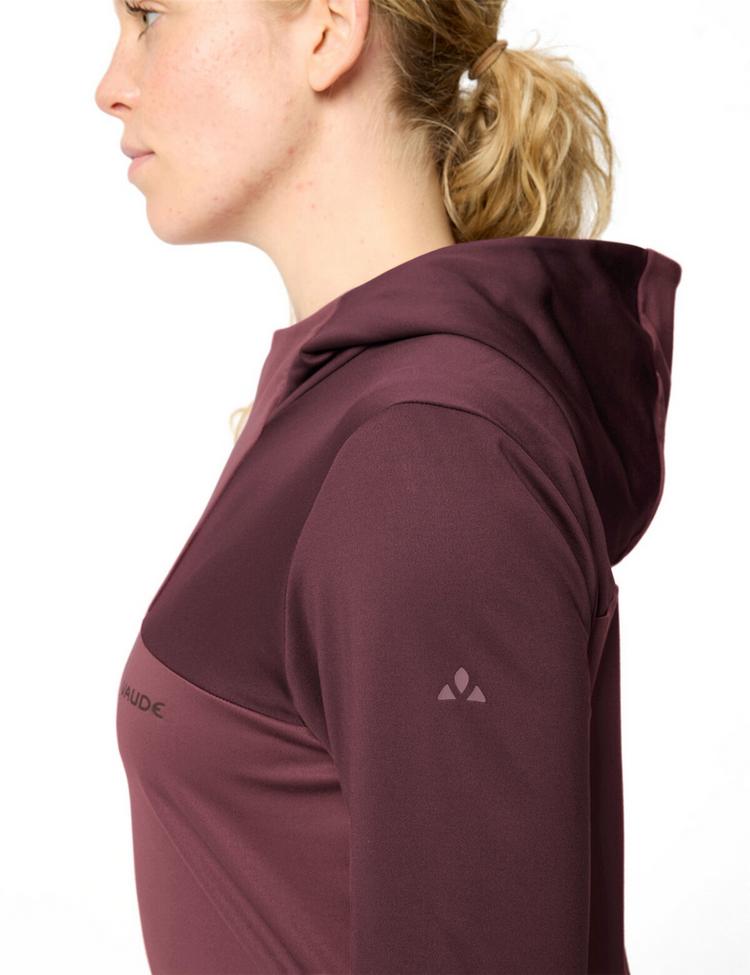 VAUDE VAUDE Women's Qimsa Hoody Sweatshirt Damen - ruby dusk - 0 | SportScheck