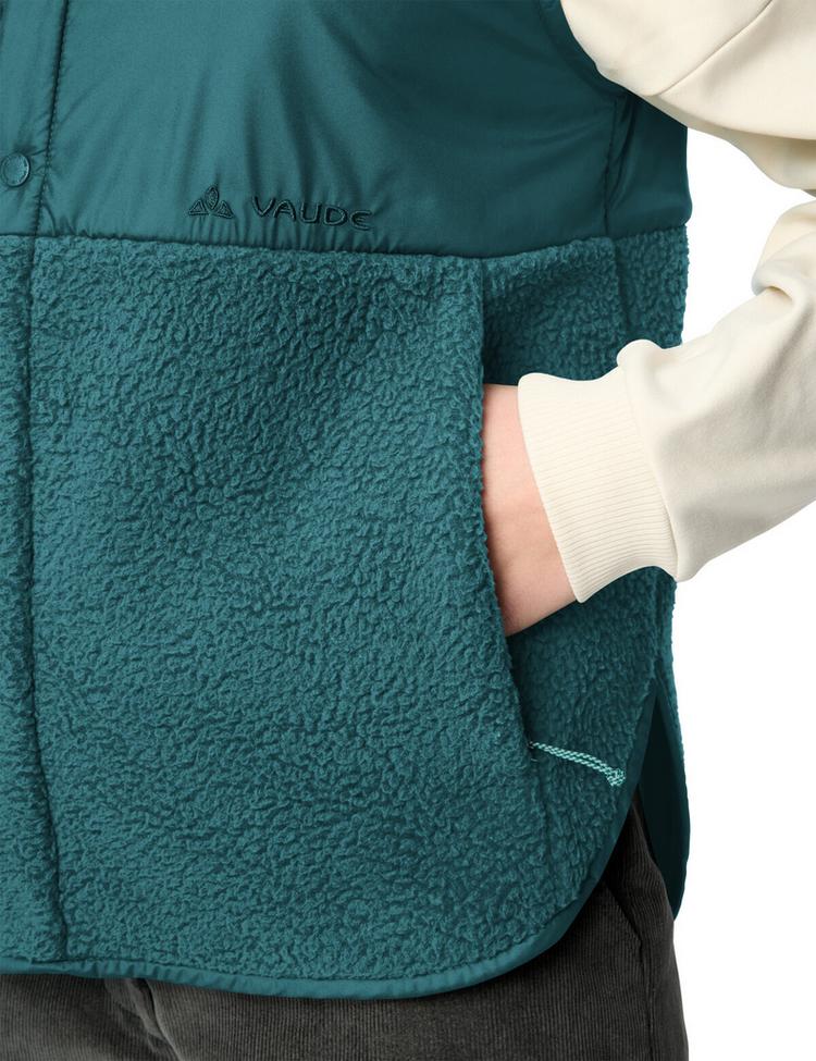 VAUDE VAUDE Women's Najun Fleece Vest Outdoorweste Damen - dark fjord green - 0 | SportScheck