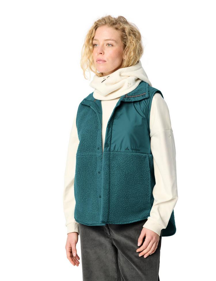 VAUDE VAUDE Women's Najun Fleece Vest Outdoorweste Damen - dark fjord green - 2 | SportScheck