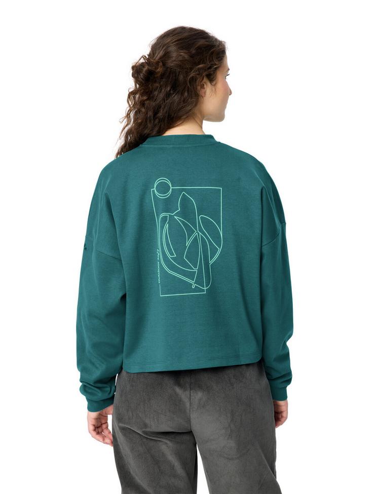 VAUDE VAUDE Women's Najun LS Shirt T-Shirt Damen - dark fjord green - 1 | SportScheck