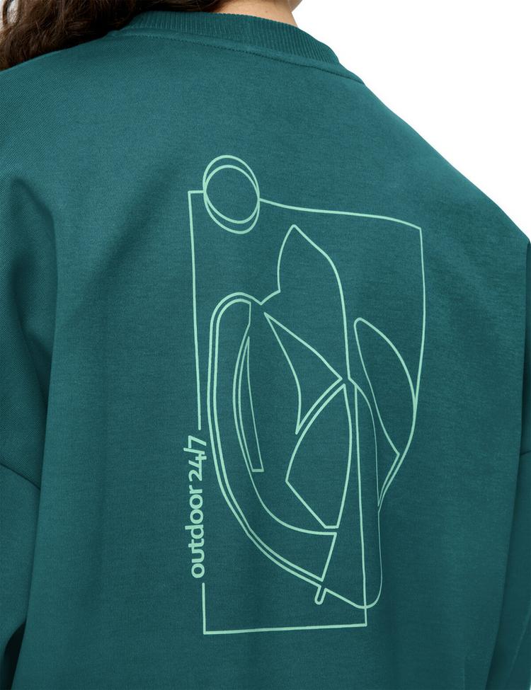 VAUDE VAUDE Women's Najun LS Shirt T-Shirt Damen - dark fjord green - 1 | SportScheck
